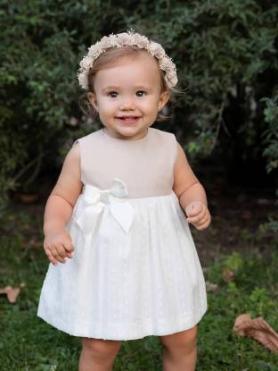 Vestido bebé Alice avellana | Aiana Larocca