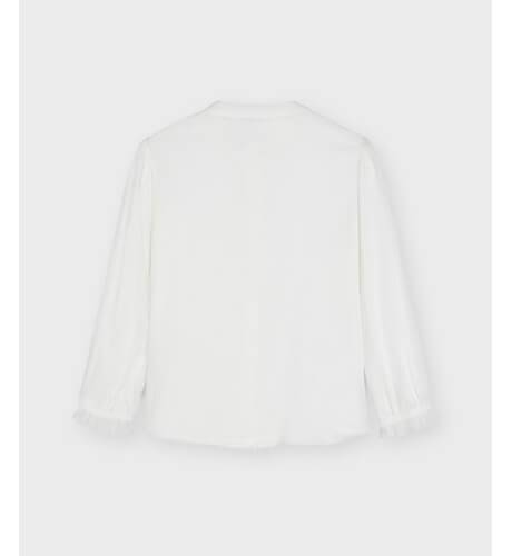 Blusa niña color crudo de Mayoral | Aiana Larocca