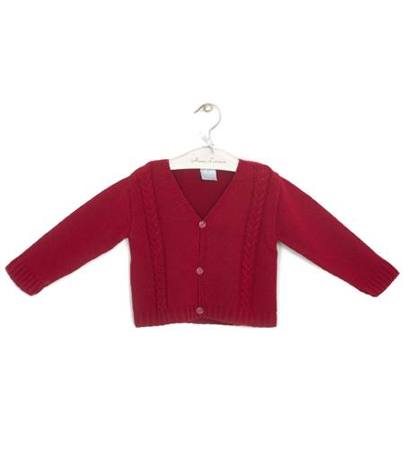Chaqueta de punto cereza | Aiana Larocca