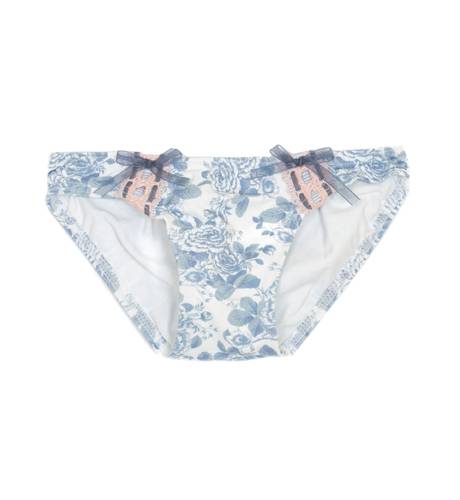 Culetín estampado tonos azules | Aiana Larocca