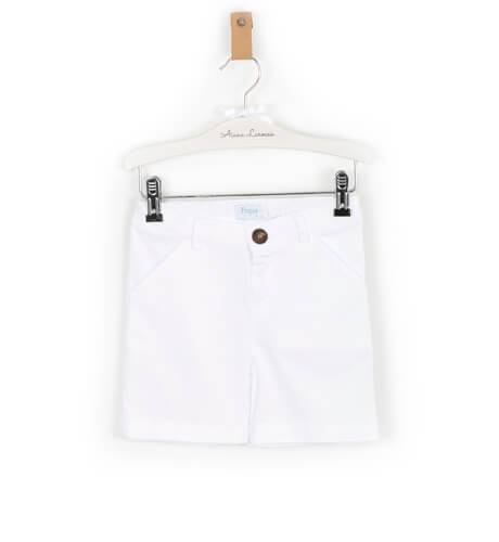 Pantalón niño blanco de Foque | Aiana Larocca