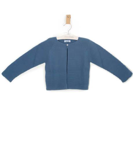 Chaqueta de punto azul | Aiana Larocca