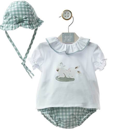 Conjunto niña &amp; gorrito de Yoedu | Aiana Larocca