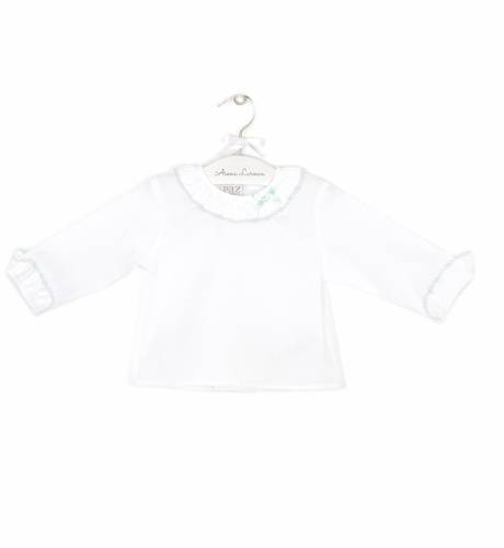 Camisa bebe lacito verde de Paz Rodríguez | Aiana Larocca
