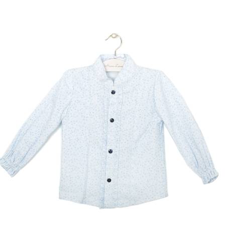 Camisa estampada azul | Aiana Larocca