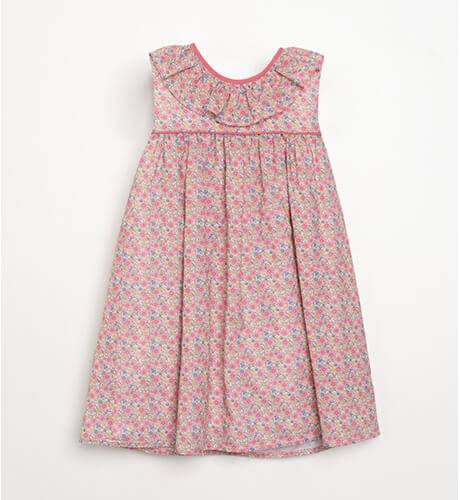 Vestido niña liberty &amp; lazada espalda de Ancar | Aiana Larocca