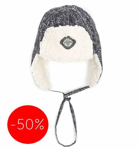 Gorro piloto de niño jaspeado | Aiana Larocca