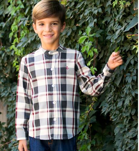 Camisa cuadros escocés de Eve Children | Aiana Larocca