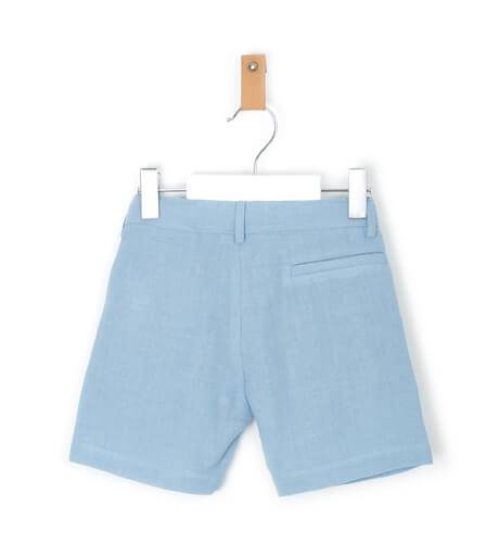 Pantalón niño ceremonia lino azul | Aiana Larocca