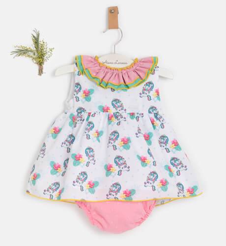 Jesusito bebe niña unicornios de La Amapola Diverdress | Aiana Larocca