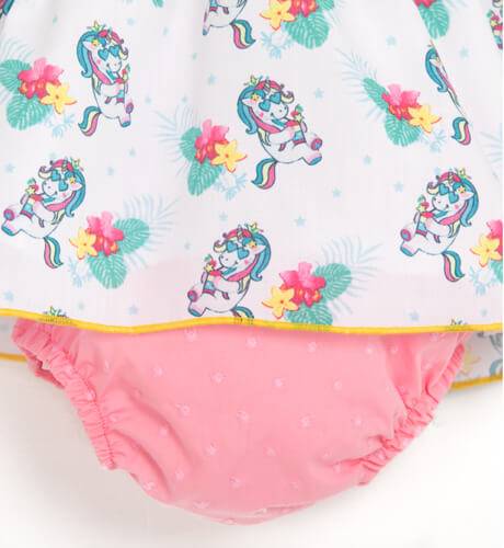 Jesusito bebe niña unicornios de La Amapola Diverdress | Aiana Larocca