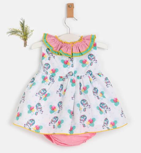 Jesusito bebe niña unicornios de La Amapola Diverdress | Aiana Larocca