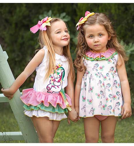 Jesusito bebe niña unicornios de La Amapola Diverdress | Aiana Larocca