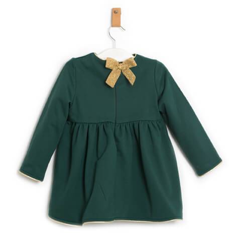 Vestido verde estrella dorada de Mon Petit Bonbon | Aiana Larocca