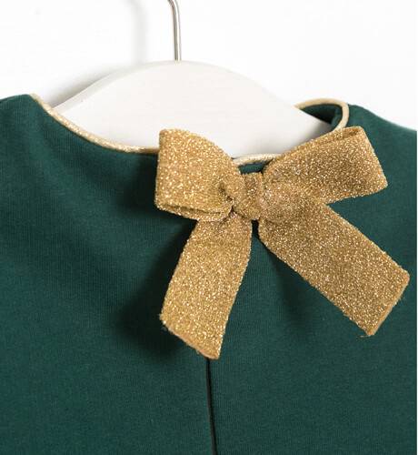 Vestido verde estrella dorada de Mon Petit Bonbon | Aiana Larocca