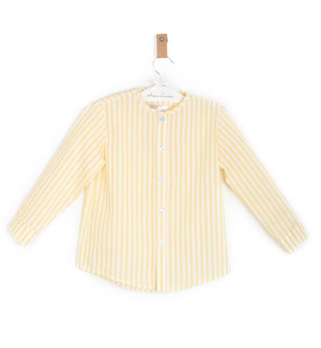 Camisa niño a rayas amarillas de Clemencita | Aiana Larocca