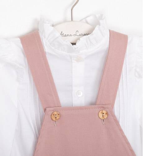 Blusa blanca volantito hombro de José Varón | Aiana Larocca