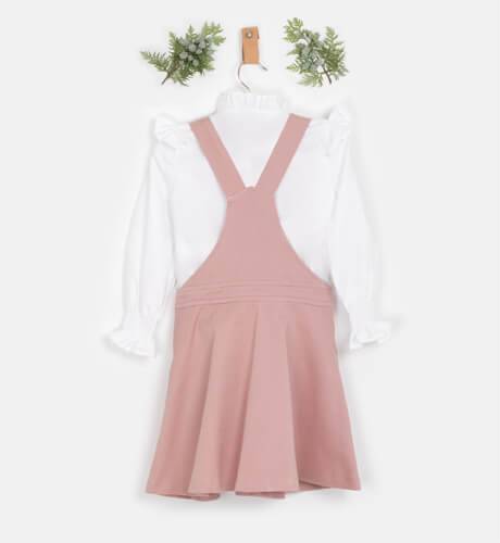 Blusa blanca volantito hombro de José Varón | Aiana Larocca