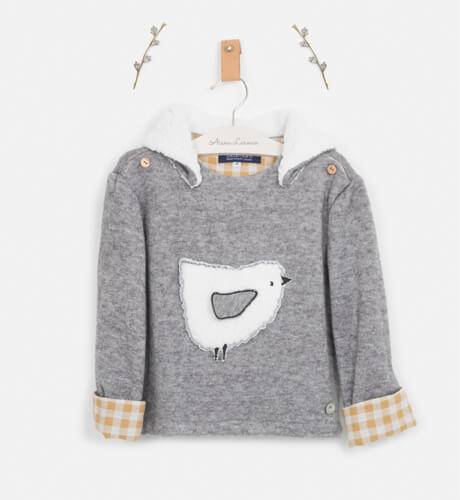 Sudadera gris de Basmartí | Aiana Larocca