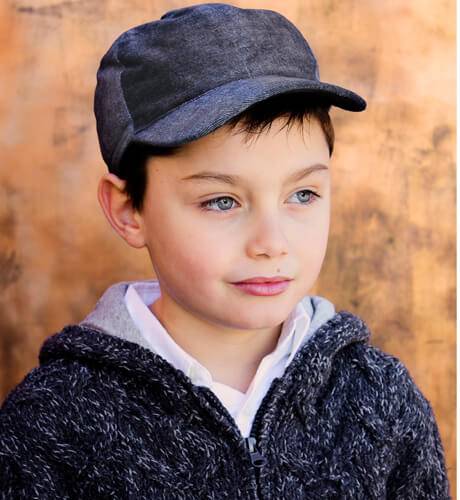 Gorra de niño gris azulado | Aiana Larocca