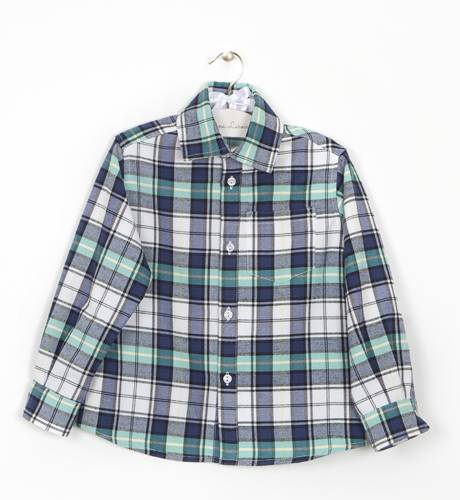 Camisa niño cuadro escocés | Aiana Larocca