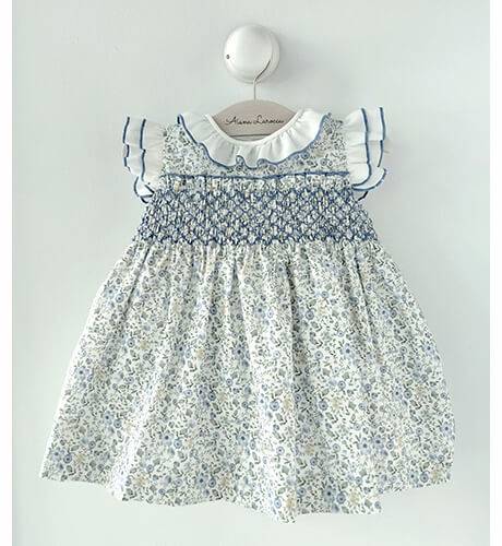 Vestido Zoe Nidos AZUL | Aiana Larocca