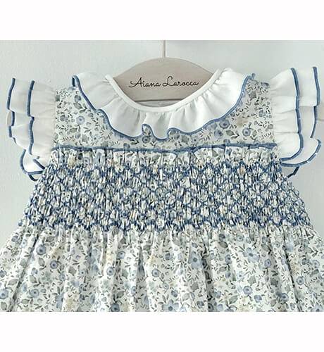 Vestido Zoe Nidos AZUL | Aiana Larocca