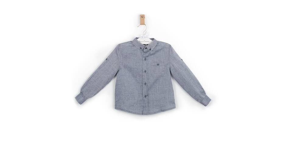 Camisa niño azul denim de Fina Ejerique | Aiana Larocca
